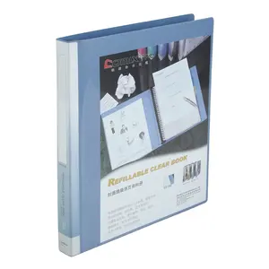 B5 Presentation Book 40 Transparent Pockets Display Book Project