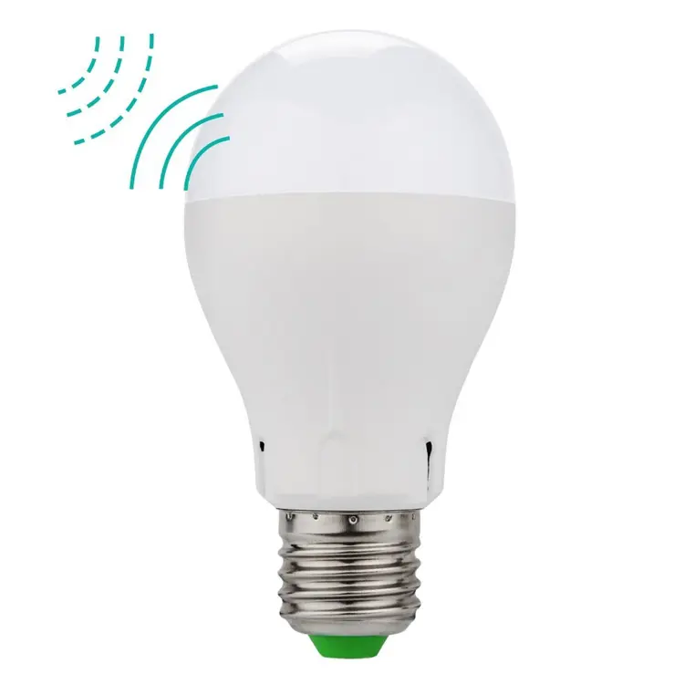 E27 7W High Efficiency Microwave Motion Sensor LED BulbとSensor