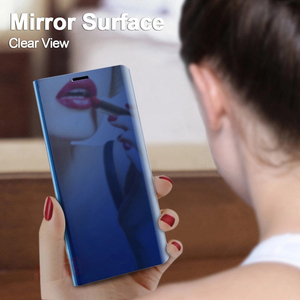Casing terbaru untuk <span class=keywords><strong>Samsung</strong></span> Galaxy S25 Ultra sampul Electroplating cermin pandangan jelas sampul Flip casing untuk <span class=keywords><strong>Samsung</strong></span> S24 S23 Ultra A14 - Product Image 4