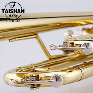 Terompet Emas Berlapis Emas Grosir untuk Sekolah dan Orkestra Alat Musik Terompet - Product Image 3