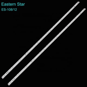ES-108 5 pièces/ensemble GJ-2K16-430-D512-V4 de bande de rétroéclairage pour P Hilips 43PUH6101/88 TV <span class=keywords><strong>Led</strong></span> rétro-éclairage - Product Image 1