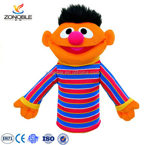 Bella di disegno peluche per bambini puppet theater giocattoli carino morbido a buon mercato peluche burattino bambola - Product Image 4