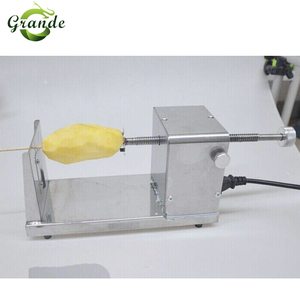 Snack Machines Electric <strong>Potato</strong> <strong>Spiral</strong> Cutting Machine/Tornado Hot Dog <strong>Potato</strong> <strong>Cutter</strong> - Product Image 5