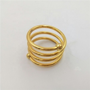 Anelli Portatovaglioli in Oro Opaco e <span class=keywords><strong>Argento</strong></span> Opaco NH-80 - Product Image 5