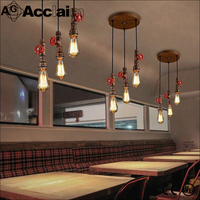 Lampe suspendue en acier à la forme d'un tuyau d'eau, style Steampunk industriel indien, Vintage, livraison gratuite en chine