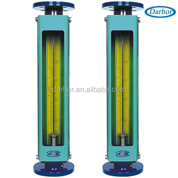 LZB glass tube acid rotameter flow meter for alkali DN40 DN50