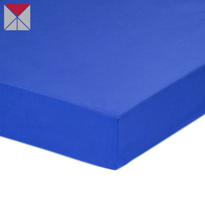 Color puro 140gsm <span class=keywords><strong>franela</strong></span> <span class=keywords><strong>de</strong></span> algodón azul niños cama sábanas <span class=keywords><strong>para</strong></span> <span class=keywords><strong>cuna</strong></span> - Product Image 3