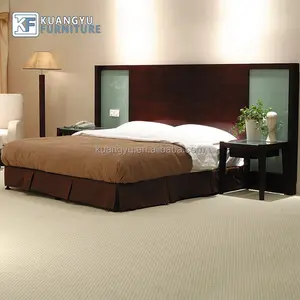 Twin Bed Solid holz hotel schlafzimmer sets,Custom made hohe qualität moderne stil hotel möbel, 5-star hotel schlafzimmer sets