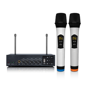 Microphone de réverbération sans fil UHF en métal portable pour <span class=keywords><strong>le</strong></span> divertissement familial KTV karaoké - Product Image 1