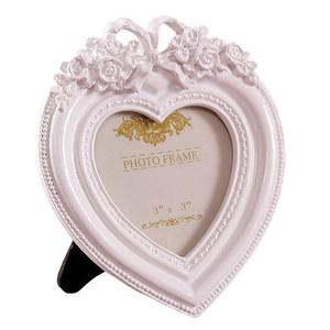 <span class=keywords><strong>Polyresin</strong></span> khung gương trái tim tôi cho bạn gái hoặc bé hình ảnh khung 3x3, hồng - Product Image 1