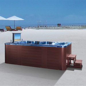 Piscina de Hidromasaje Grande para Exteriores para 8 a 10 Personas, <span class=keywords><strong>Spa</strong></span> de Natación - Product Image 3