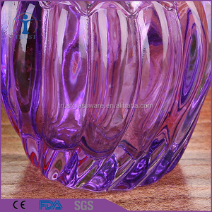 Colorido color de rociado de calabaza en forma de vela de cristal - Product Image 3