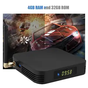 TV Box Android 9.0 TX6, TV Box Android 4GB DDR3 ROM 32GB BT5.0 Dual WiFi 2.4G + 5G Quad Core 1080P 4K HDR Media TV Pintar