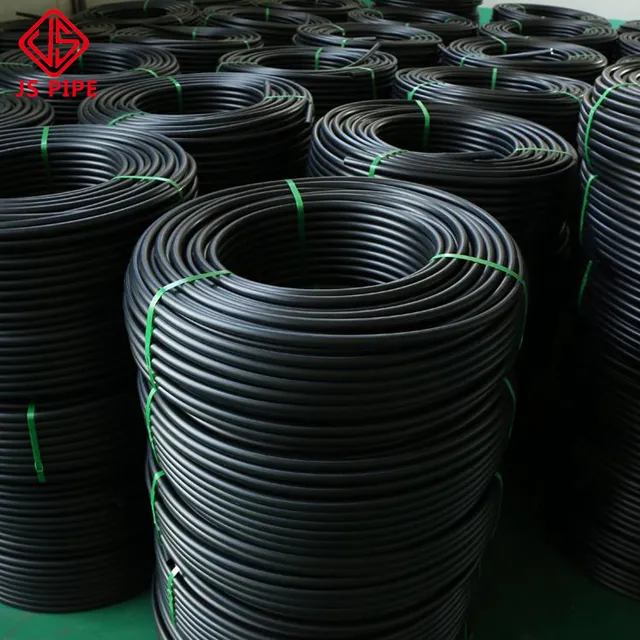 20mm 32mm Pn16 גמיש hdpe בטפטוף צינור צינור להשקיה חקלאית