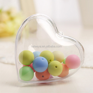 Decoración <span class=keywords><strong>de</strong></span> boda, Box-8CM acrílico transparente con forma <span class=keywords><strong>de</strong></span> corazón <span class=keywords><strong>de</strong></span> alta calidad - Product Image 3