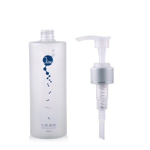 500 ml redondo acabado mate cosméticos <span class=keywords><strong>PET</strong></span> industrial jabón líquido plástico botella de champú - Product Image 4