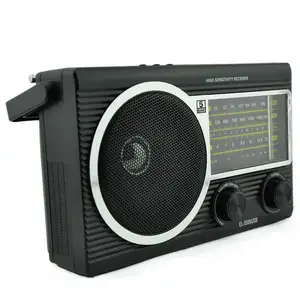 中国SKD出口批发fepe多波段黑色大声声音收音机复古AM FM SW手持短波收音机waxiba xb usb收音机
