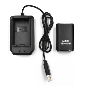 Nhà Máy Giá 2-in-<span class=keywords><strong>1</strong></span> nhựa pin và sạc Dock cho Xbox360 điều khiển - Product Image 2