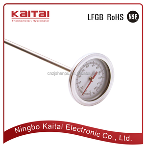 Bimetálicos dial de acero inoxidable termómetro de sonda larga suelo abono - Product Image 3