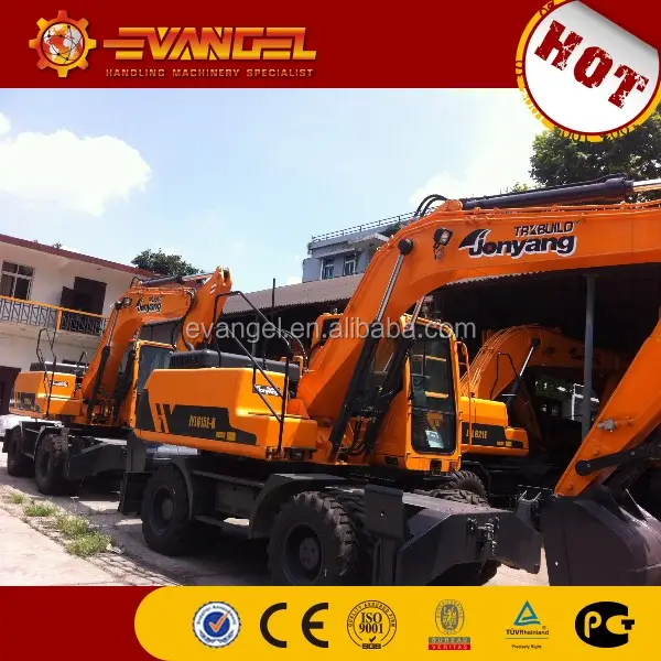 China JONYANG 21 ton hydraulic wheel excavator JY621E on hot sale