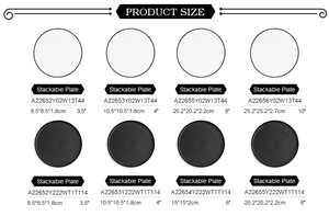 Respetuoso del medio ambiente de diseño moderno plato de cena de <span class=keywords><strong>cerámica</strong></span> redondo anillo placa como regalo - Product Image 5