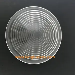 Çapı 200mm Optik Isıya Dayanıklı temperli borosilikat Cam Fresnel lens için LED sahne ışığı