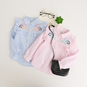 Venta al por mayor en línea, compra India, <span class=keywords><strong>manga</strong></span> <span class=keywords><strong>larga</strong></span>, Etiqueta Privada, camisas <span class=keywords><strong>de</strong></span> vestir <span class=keywords><strong>para</strong></span> <span class=keywords><strong>niñas</strong></span> - Product Image 5