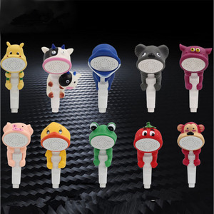 Douchette à main en forme d'animaux de dessin animé, 1 pièce, jouets de bain, ventouse murale pour enfants - Product Image 5