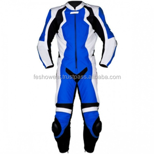 Trajes de Motociclista de Cuero, Impermeables, Protector de Seguridad, Duraderos, Elegantes y Cómodos, Traje de Motociclista con Cuello Alto - Product Image 1