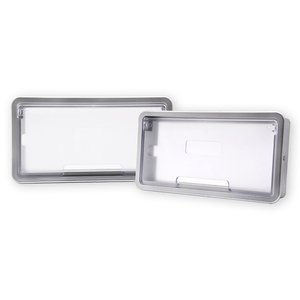 ABS Computer scrivania da ufficio cavo in plastica Grommet ferramenta accessori per mobili con tampone scatola di filo e filo di copertura - Product Image 1