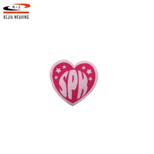 Diseño profesional profesión de corte láser corazón forma bordado tejido placa - Product Image 1