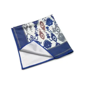 Custom Full Printing Overlocked Edge Microfiber Handkerchief