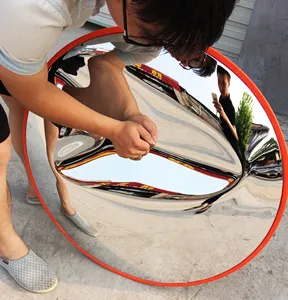 30/45/60/80 cm Road Mirror For Traffic Safety Blind Spot Outdoor Traffic Convex Mirror