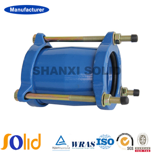 Joint <span class=keywords><strong>Gibault</strong></span> en fonte ductile ISO2531 EN545 pour tuyaux en PVC et en acier - Product Image 3
