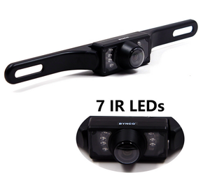 Cámara de Vista trasera de aparcamiento de coche CCD 7 de la visión nocturna IR de visión de 170 grados ángulo impermeable - Product Image 1