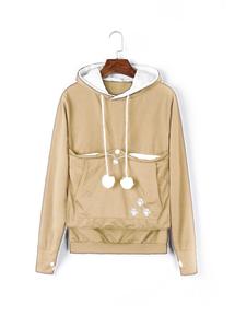 Inverno Hoodies Del Fumetto <span class=keywords><strong>Gatti</strong></span> Amante Kangaroo Dog Con Cappuccio A Maniche Lunghe Felpa Tasca Frontale Casual Animale Orecchio Felpa Con Cappuccio 4xl - Product Image 4