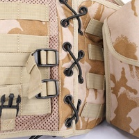 Conjunto de Chaleco Táctico Modular con Camuflaje del Desierto Británico, con Correas y Bolsas, Equipo de Defensa Personal