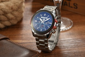 2017 Tevise automatic watch black, charm clock with day/date hour clock - Product Image 3