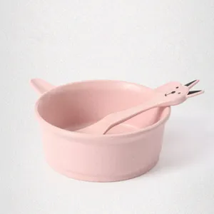 Amazon Welcome Cheap Price Wholesale Kids Wheat Straw Soup Bowl Set Biodegradable Eco-Friendly Bowl Set For Promotion