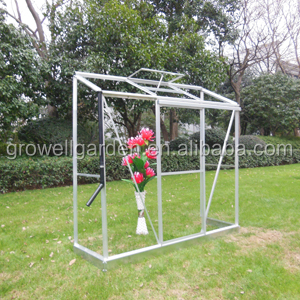 Mini <span class=keywords><strong>serre</strong></span> avec cadre en <span class=keywords><strong>verre</strong></span> <span class=keywords><strong>et</strong></span> en aluminium, <span class=keywords><strong>serre</strong></span> inclinée contre le mur pour <span class=keywords><strong>jardin</strong></span> - Product Image 3