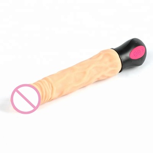 Aquecimento 11 Velocidades Automática Falsificado Penis Realistic <span class=keywords><strong>Big</strong></span> Dildo Vibrador Choque Forte Haste - Product Image 6