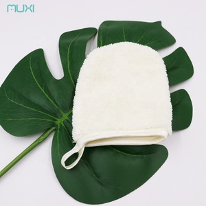Tampons démaquillants réutilisables en <span class=keywords><strong>coton</strong></span> 10 pièces plus ensemble de gants démaquillants emballés avec une boîte kraft - Product Image 2