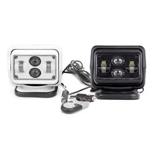 Buena calidad inundación Super brillante 7 pulgadas 60W 12V <span class=keywords><strong>Led</strong></span> reflector <span class=keywords><strong>Control</strong></span> remoto 360 grados giratorio con Base magnética - Product Image 1