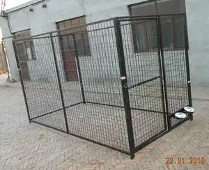 Fabrika doğrudan köpek kulübesi metal köpek koşmak üreticisi