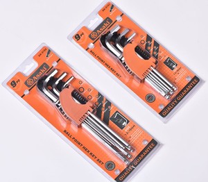 Jeu de 9 clés hexagonales extra longues à pointe sphérique AK-0194 - Product Image 6