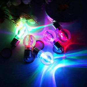 Unionpromo <span class=keywords><strong>Porte</strong></span>-clés ampoule <span class=keywords><strong>LED</strong></span> en cristal de couleur Offre Spéciale en plastique avec impression UV et sérigraphie - Product Image 3
