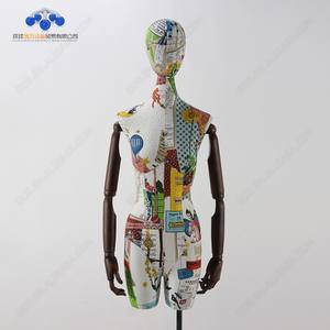 Torso femenino cuello largo ajustable costura maniquí - Product Image 3