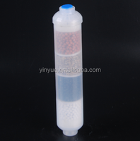 Kartrid Filter Alkali Mineralisasi 4-Tahap T33 untuk Rumah Tangga, Konstruksi Plastik, Pengoperasian Manual