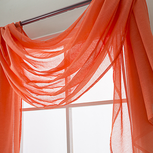USA Fenêtre Écharpe Sheer Rideau Hotsale Transparent Voile Simple Valance Rideau - Product Image 3