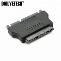 SATA 22 Pin maschio a 1.8 "in Micro SATA 16 Pin femmina 3.3V convertitore adattatore per Hard Disk SSD